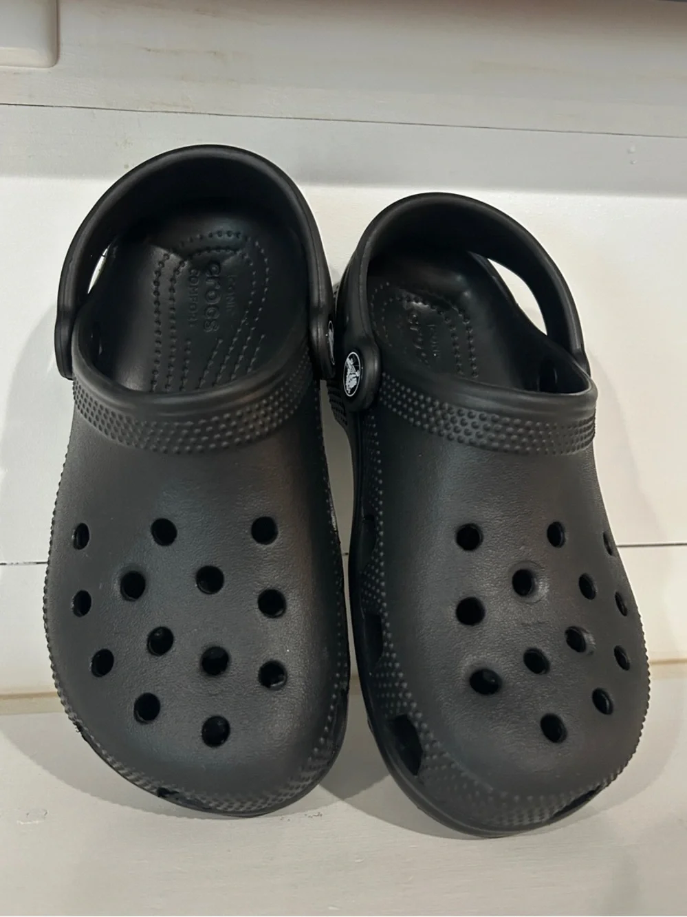 New, Little Kids Crocs, Size 13, Kid’s Classic Clog, Black